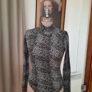 Guess bodysuit mock neck